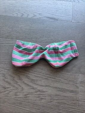 Striped Twist Headband - Pink & Green